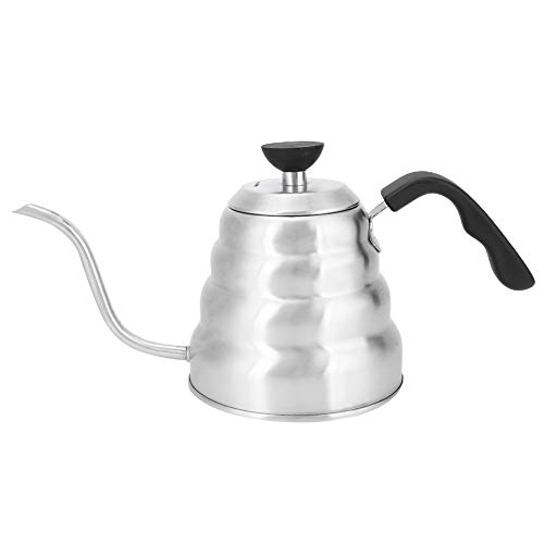 Schwanenhals über Kaffeekessel gießen, 1200 ml / 1000 ml Optional über Kaffeekessel gießen Teekanne für zu Hause, Milchteeladen, Bar, Kaffeehaus für Camping/Heim/Küche(1200ml)