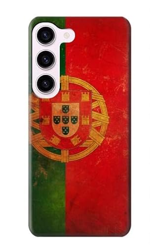 Schutzhülle für Samsung Galaxy S23, Motiv Fußballflagge Portugal