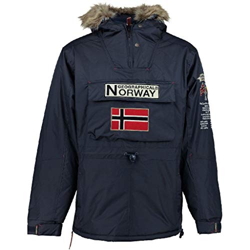 Geographical Norway Herren Boomerang Parka Marineblau S, Navy BLAU, S