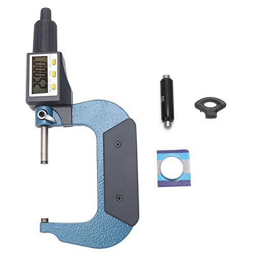 Gancon Digitales Mikrometer mit hoher Genauigkeit und geringem Fehler, 0,001 mm Auflösung, verchromte Legierung(50-75 mm)