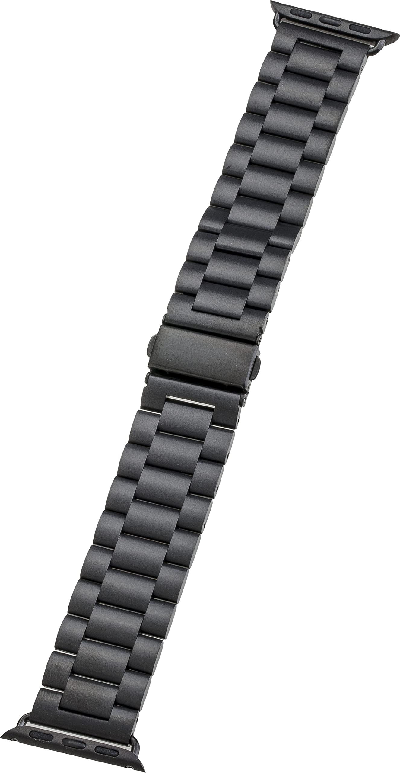 PETER JÄCKEL Watch Band für Apple Watch 40mm (Series 4/5)/ 38mm (Series 1/2/ 3) Stainless Black