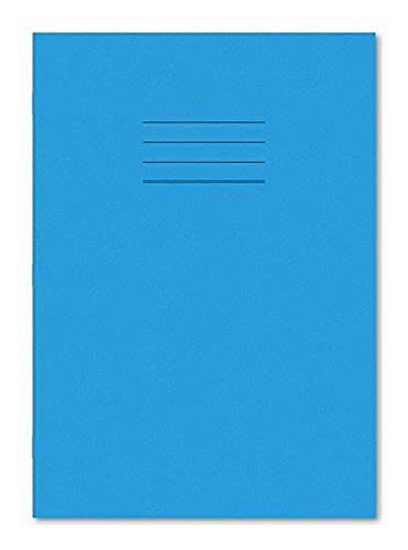 Hamelin Übungsbuch, A4, 8 mm, liniert und Rand, 80 Seiten, Hellblau, 50 Stück