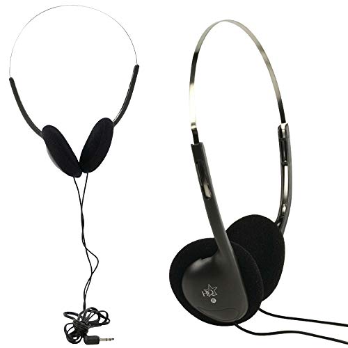 TronicXL 10 Stück Leichtgewicht Kopfhörer 3,5mm Klinke Kopfbügel