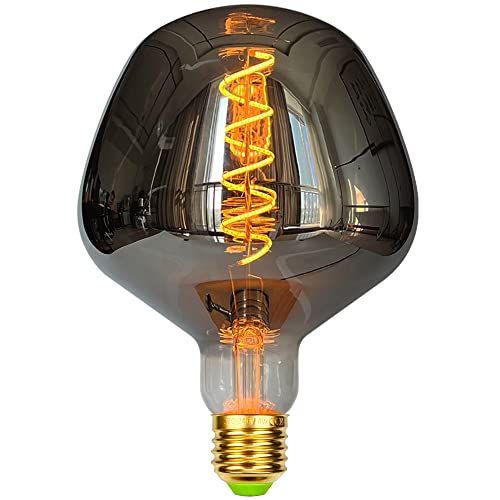 TIANFAN Vintage LED-Lampen 4W G125 Außerirdischer Rauch dimmbar unregelmäßig geformte 220 / 240V Edison Schraube E27 Basis Spezialität dekorative antike Glühbirne
