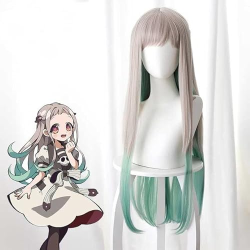 VLEAP Toilette-gebunden Jibaku Shounen Hanako-kun Yashiro Nene Cosplay Kostüme Mode Perücke Cosplay Mantel, Perfekt für Sie angepasst ! M Mode Perücke