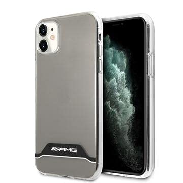 AMG AMHCN61TCBW Hülle für iPhone 11 6,1" transparent hardcase Electroplate Black&White