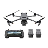 DJI Mavic 3 Pro Cine mit DJI RC Pro (leuchtstarter Bildschirm), Flaggschiff-Drohne mit Dreifachkamera, Apple ProRes Support für 3 Kameras und 1 TB Speicher, drei Intelligent Flight Batteries und mehr