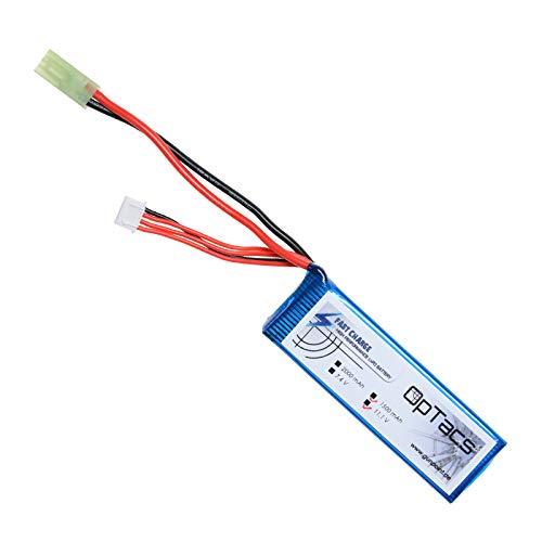 OpTacs Airsoft Akku LIPO 1500mAh 11.1V 25C kompatibel mit Mini Tamiya