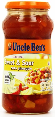 Uncle Ben's Oriental Sweet and Sour Extra Pineapple Pack Of 6x500g Jars