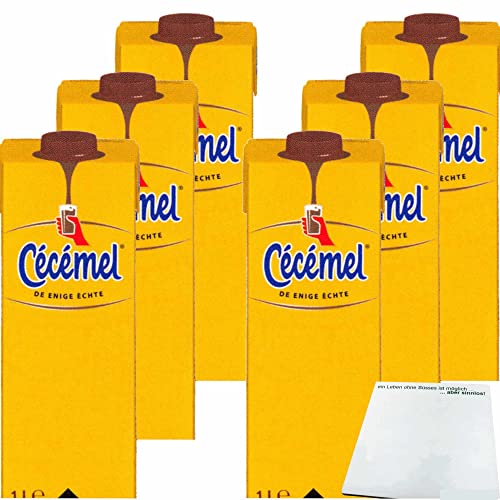 Cécémel (Chocomel Kakao, 6x1L Packung) + usy Block