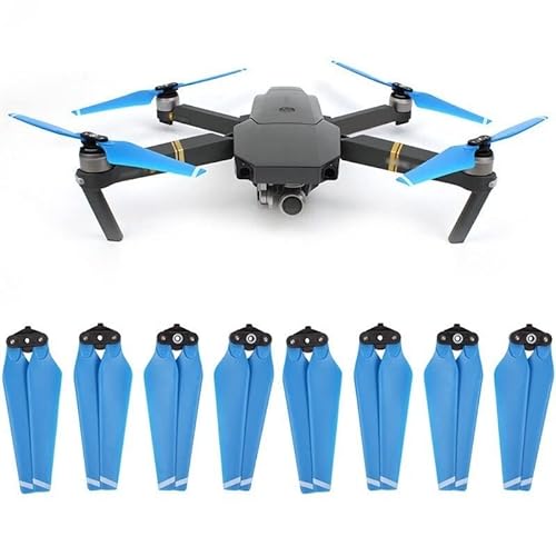 Zubehör für Drohnen 8pcs for DJI Mavic Pro Propellers 8330 Schnellveröffentlichungsfalt-Drohnenzubehör (Color : Blue)