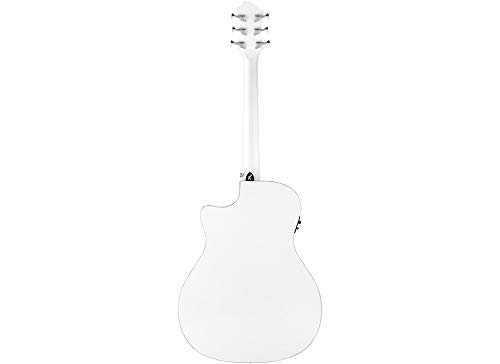 Hagstrom Siljan II Dreadnought CE White Gloss acoustic steel-string guitar