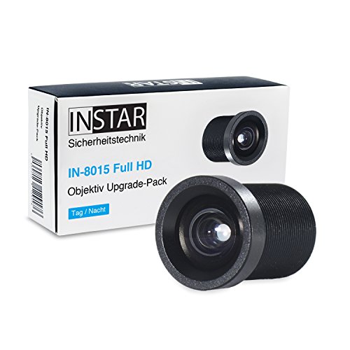 INSTAR 16mm Teleobjektiv IN-8015 Full HD/IP Kamera/Überwachungskamera/Objektiv/Zubehör/mehr Details auf weitere Entfernung/Tele/S-Mount / M12xP0.5