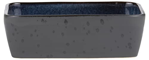 BITZ - Auflaufform - Ofenform - Steingut - schwarz/dunkelblau - 19x14cm