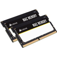 Corsair Mac Memory - DDR4 - 16 GB: 2 x 8 GB - SO DIMM 260-PIN - 2666 MHz / PC4-21300 - CL18 - 1.2 V - ungepuffert - non-ECC (CMSA16GX4M2A2666C18)