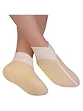 wobera Angora Fußwärmer mit weitem Einstieg für druckempfindliche Füße (Größe: 2 (38-40), Farbe: beige)