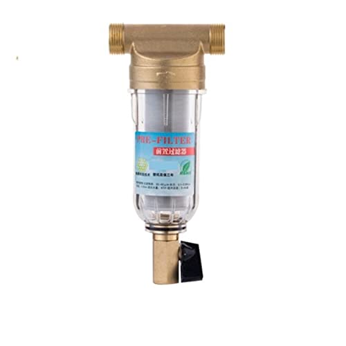 Wasserfiltersystem Siphon-Backwas Vorfilter Wasserfilter Erster Schritt des Wasserreinigungssystems Messing-Edelstahlgewebe-Vorfilter (Color : 0.75 in male, Size : X)
