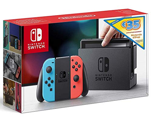 Nintendo Switch Konsole Neon-Rot/Neon-Blau + 35€ e-Shop Guthaben