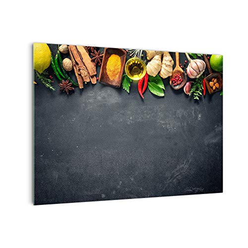 DekoGlas Küchenrückwand 'Gewürzemischung' in div. Größen, Glas-Rückwand, Wandpaneele, Spritzschutz & Fliesenspiegel