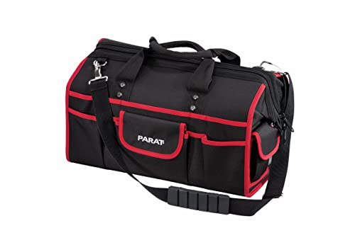 PARAT Werkzeugtasche Basic Tool Softbag M (für ca. 33 Werkzeuge, Einsteckfächer + Gummischlaufen, mit Schultergurt) 5990832991, schwarz