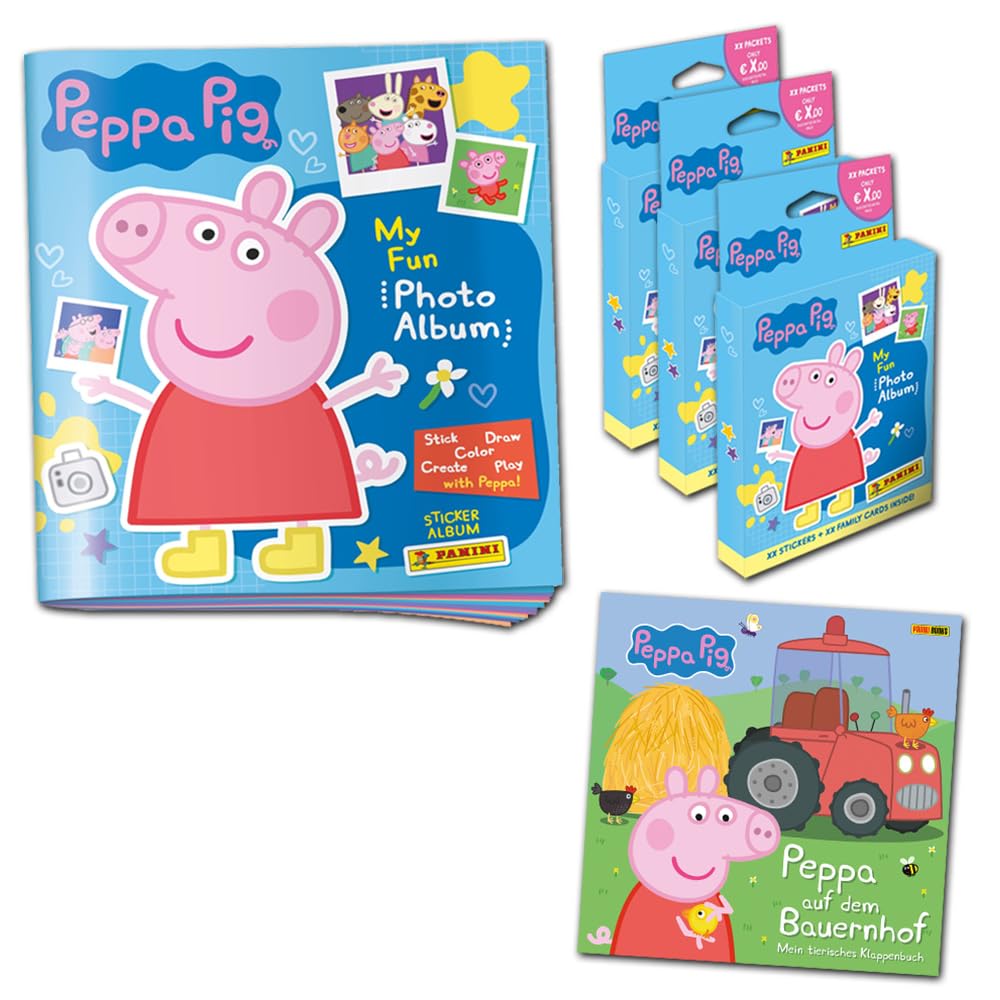 Panini Peppa Pig - Mein Fotoalbum - Sticker & Cards (Peppa-Bundle)