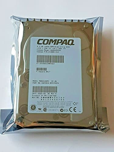 4.3 GB Compaq AD00435332 Wide Ultra SCSI 80 pin 10K RPM HDD 3.5" Festplatte