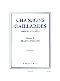 Francis Poulenc: Chansons Gaillardes. Für Bariton, Klavierbegleitung