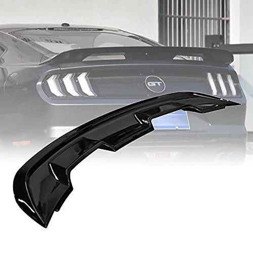 Trunk Wings Spoiler für Ford Mustang GT500 2015-2021 GT Style Heckspoiler Flügel Heckdeckel Schwarz