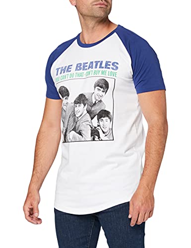 Rockoff Trade Herren The Beatles Ycdt Cbml Raglan T-Shirt, blau (Marineblau), XL