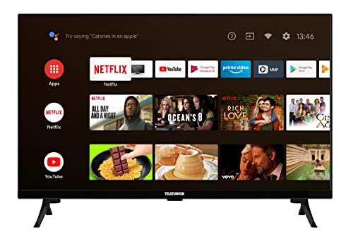 TELEFUNKEN XF32AN660S 32 Zoll Fernseher/Android Smart TV (Full HD, HDR, Triple-Tuner, Bluetooth) [2023]