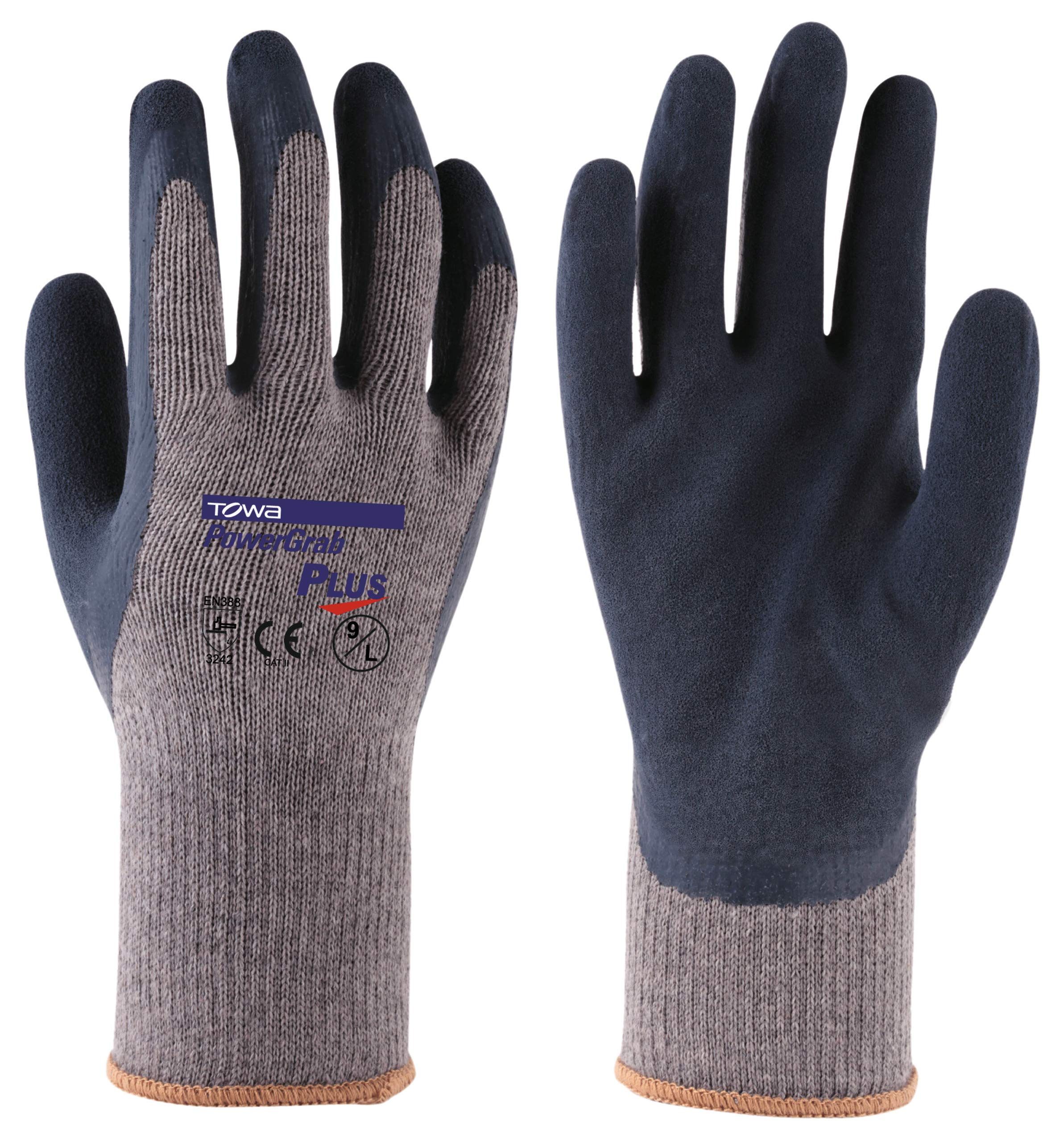 TOWA Power Grab Plus Arbeitshandschuhe Handschuhe Montagehandschuhe 12 Paar im Pack (8)
