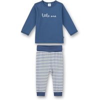 Sanetta Baby-Jungen lang blau Kleinkind-Schlafanzüge, Ink Blue, 074