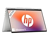 HP ENVY x360 2-in-1 Laptop, 15,6" FHD Touchscreen, Intel Core i7-1355U, 16 GB DDR5 RAM, 512 GB SSD, Intel Iris Xe, Windows 11, QWERTZ, Silber