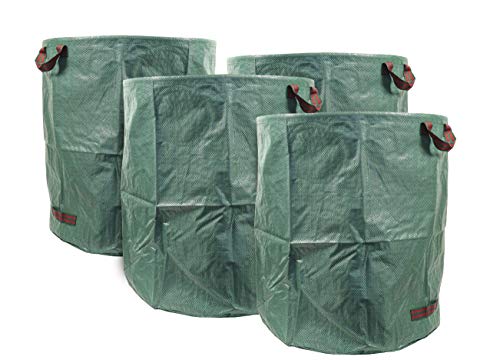 mgc24® Gartensack 272l - Stabiler Gartenabfallsack aus robustem Polypropylen Gewebe 150 g/m² - 4er-Set