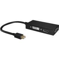 IB-AC1032 DisplayPort->HDMI bk- 3-in-1 Mini DisplayPort? zu HDMI - Digital/Display/Video - Mini DisplayPort (60234)