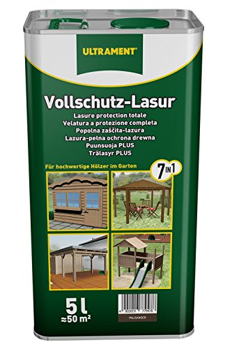 Ultrament Vollschutz-Lasur 7-in-1, palisander, 5l