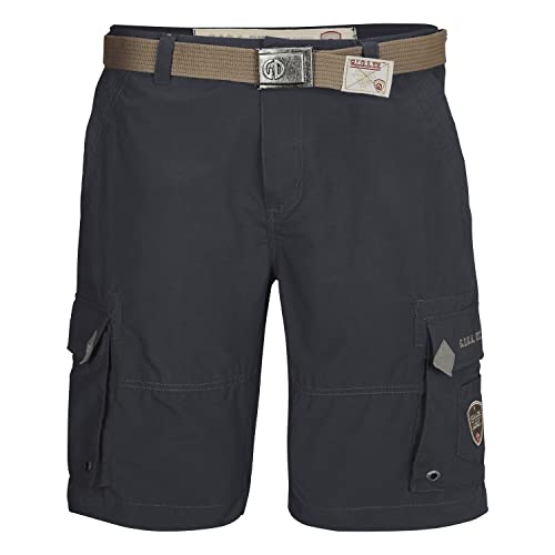 G.I.G.A. DX Herren Casual Bermudas mit Gürtel/Kurze Hose - GS 38 MN BRMDS, anthrazit, 60, 38202-000