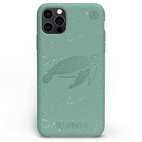 Oceanmata - iPhone XR Hülle Grün -iPhone XR Hülle Design Schildkröte - Cover iPhone XR - Biologische Apple iPhone Hülle Ozean Plastik Nachhaltig