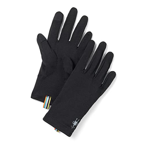 Smartwool Handschuhe aus Merinowolle, Touchscreen-kompatibel, Winterhandschuhe für Damen und Herren, Schwarz, Medium