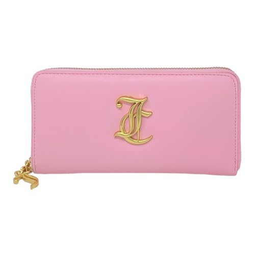 Juicy Couture Damen Alyssa Large Zip Around Wallet, Rosa (Candy Pink), Einheitsgröße, Juicy Couture Damengeldbörse