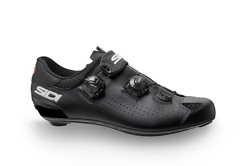 Sidi Genius 10 Schuhe Herren Black/red Fluo Schuhgröße EU 45,5 2020 Rad-Schuhe Radsport-Schuhe