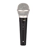 Dynamisches Mikrofon, unidirektionales professionelles verkabeltes dynamisches Mikrofon für Karaoke-Gesangsmusik (inklusive Audiokabel)