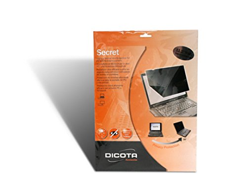 Dicota Secret Sichtschutz für Bildschirm Aktentasche, Schwarz