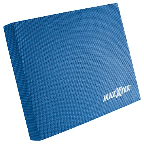 MAXXIVA® Balancepad Fitness 50x40x6 cm Wackelpad Fitness-Zubehör Fitness-Training Fitness-Gerät Yoga Gymnastik Pilates Physiotherapie (Blau)