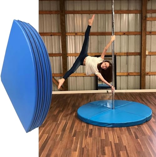 AviiSo Profi Tanzstange Tragbare Stangen-Crashmatte Yoga-Übungsmatten, Tanzkissen für Zuhause/Studio, 3 cm/5 cm/10 cm dick (Color : 170cm/5.6ft/67in, Size : Thick 3cm/1in)