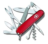 Victorinox, Schweizer Taschenmesser, Mountaineer, Multitool, Swiss Army Knife mit 18 Funktionen, Klinge, gross, Korkenzieher, Dosenöffner