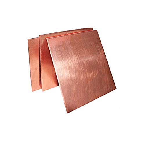 Kupferblech, 99,9% DIY handgefertigtes Material reines Kupfer Tabletten Stärke: 2,5 mm Breite: 200 mm/Länge: 200 mm