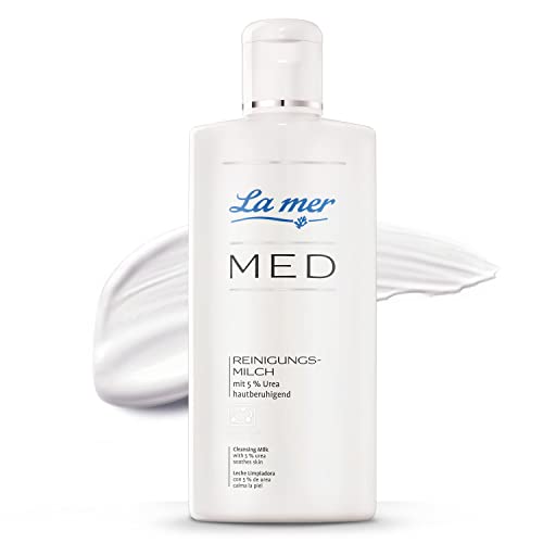 La mer MED Reinigungsmilch - Sanfte Gesichtsreinigung - Schonende und gründliche Reinigung - Für empfindliche und trockene Haut geeignet - Für Frauen und Männer - 100 ml