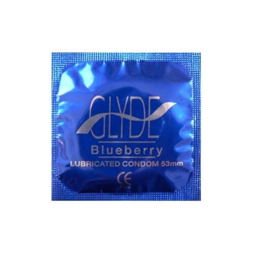 Glyde Ultra Blueberry 100 blaue Condome, vegan!