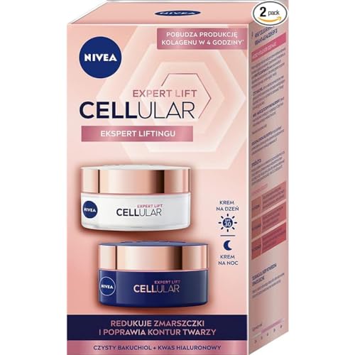 NIVEA 2er Pack - Cellular Expert Lift Tages- und Nachtcreme, 2 x 50 ml